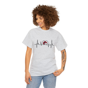 Winston Salem State University Heartbeat Unisex Heavy Cotton Tee