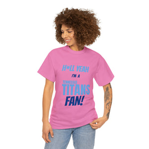 Tennessee Titans Football Unisex Heavy Cotton Tee