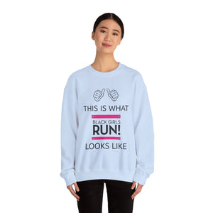 Black Girls Run Unisex Heavy Blend™ Crewneck Sweatshirt