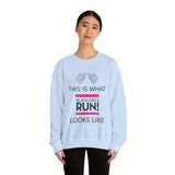 Black Girls Run Unisex Heavy Blend™ Crewneck Sweatshirt