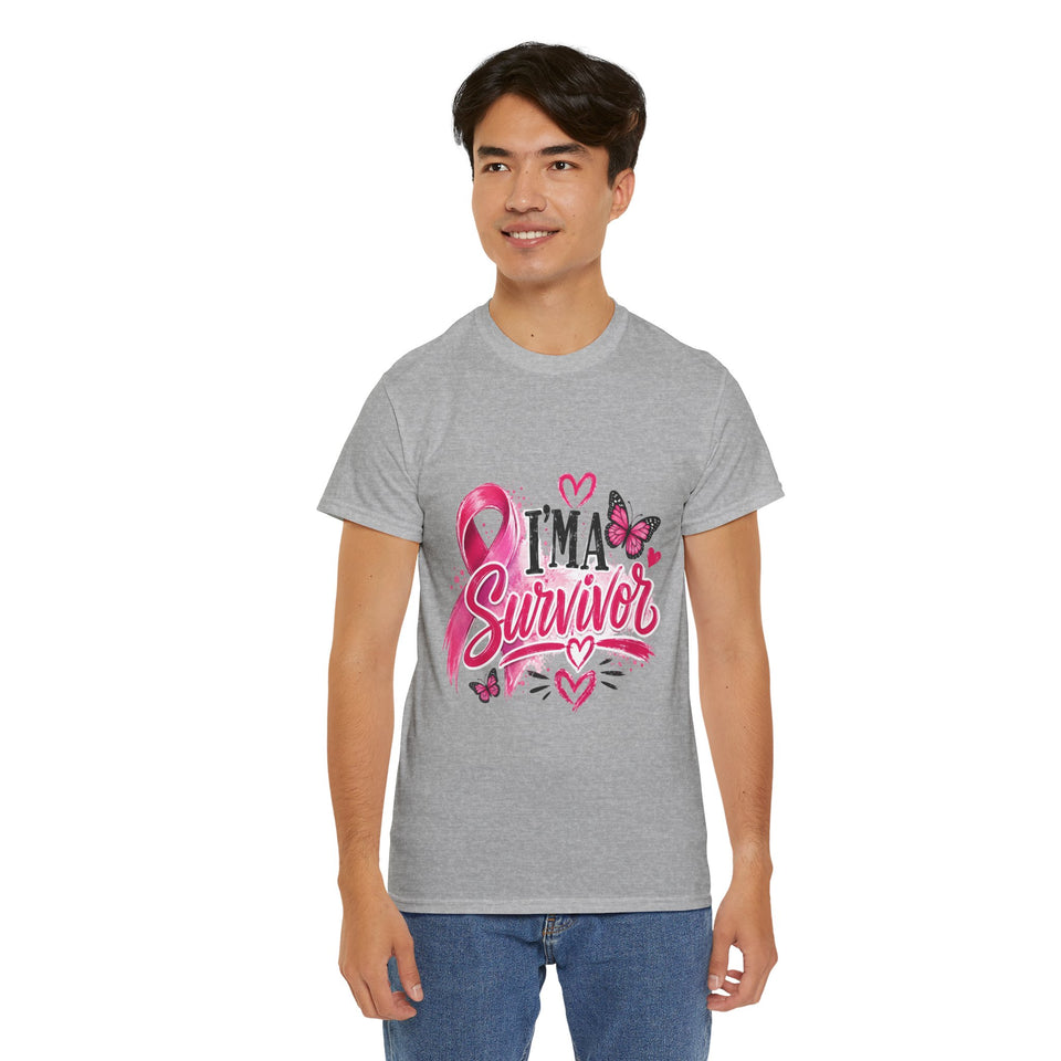 Breast Cancer Awareness Unisex Heavy Cotton Tee