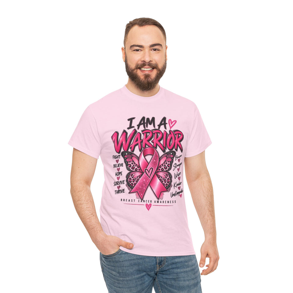 Breast Cancer Awareness Unisex Heavy Cotton Tee