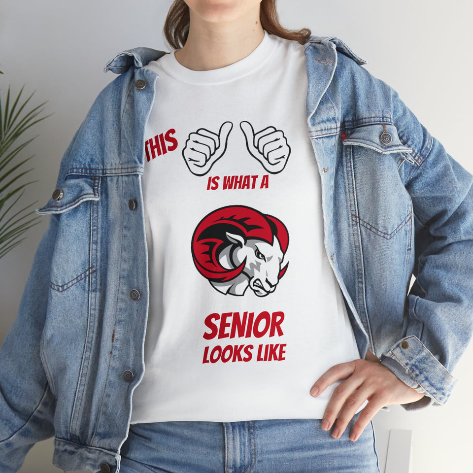 This Is What A WSSU Senior Looks Like Unisex Heavy Cotton Tee