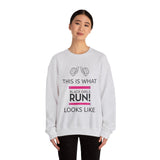 Black Girls Run Unisex Heavy Blend™ Crewneck Sweatshirt