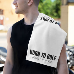 Born To Golf Rally Towel, 11x18