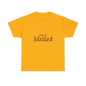 Simply Blessed Unisex Heavy Cotton Tee