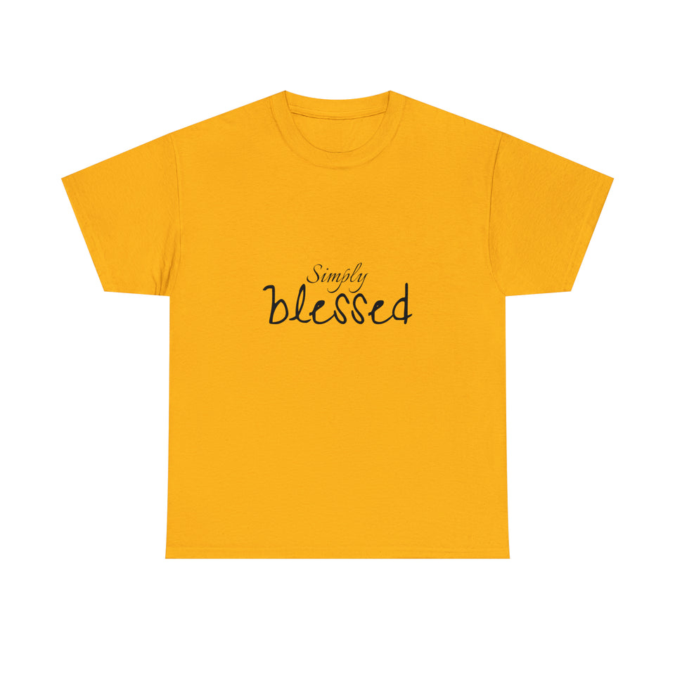 Simply Blessed Unisex Heavy Cotton Tee