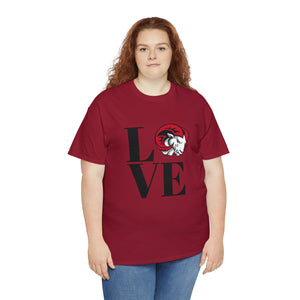 LOVE WSSU Unisex Heavy Cotton Tee
