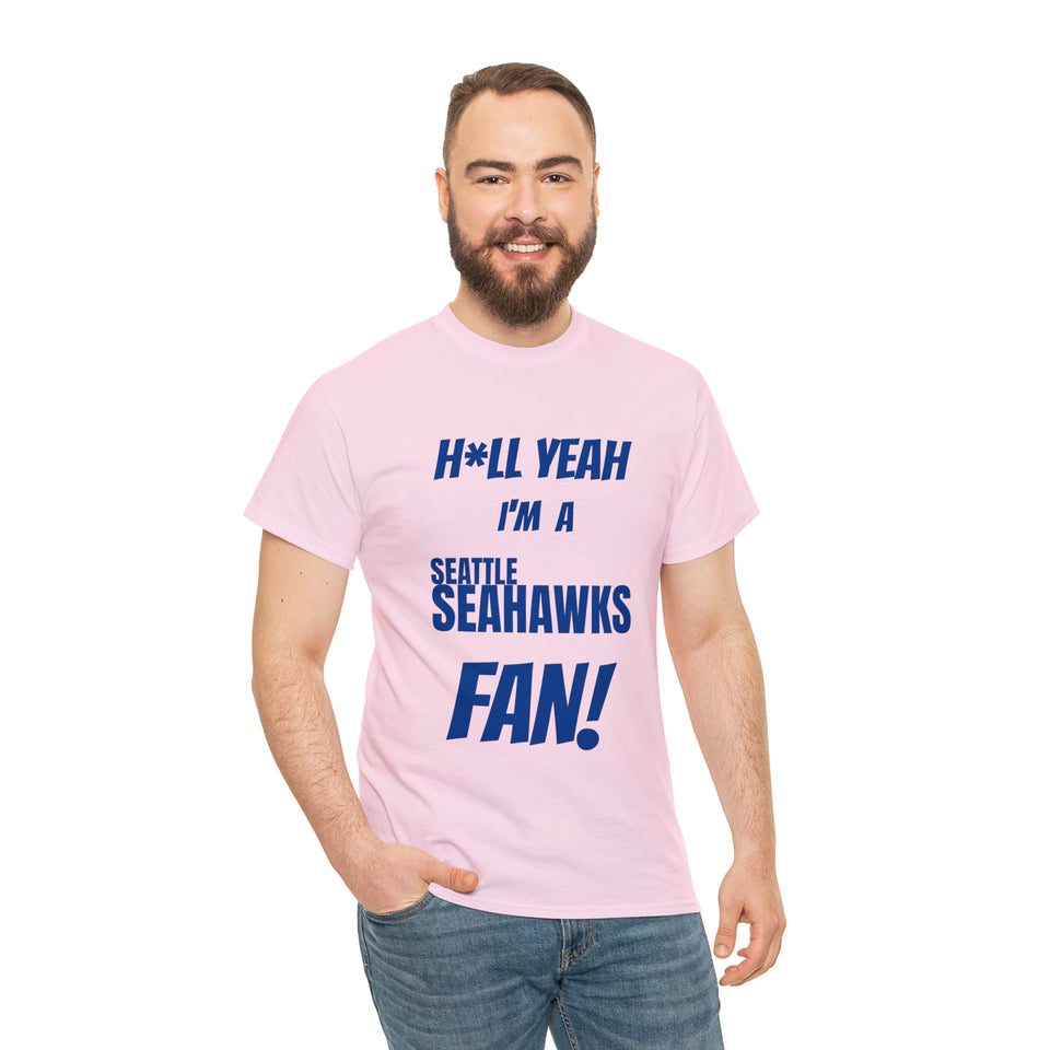 Seattle Seahawks Football Unisex Heavy Cotton Tee