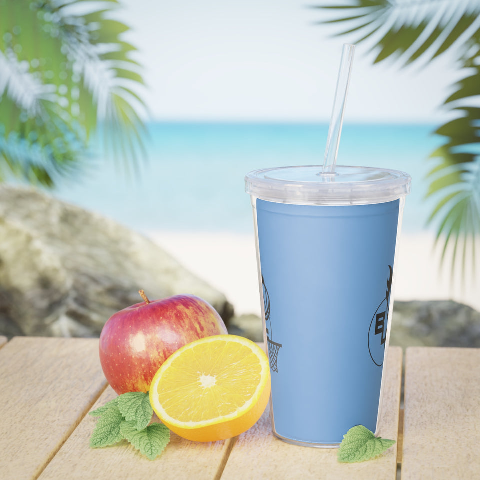 Bradley Floyd Plastic Tumbler with Straw