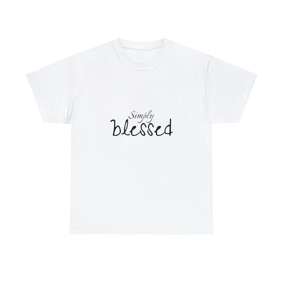 Simply Blessed Unisex Heavy Cotton Tee