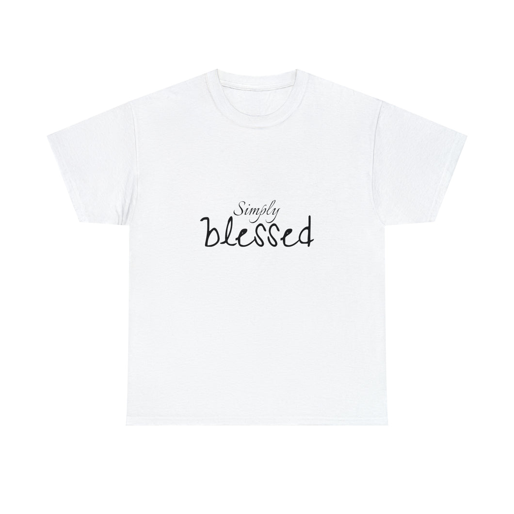 Simply Blessed Unisex Heavy Cotton Tee