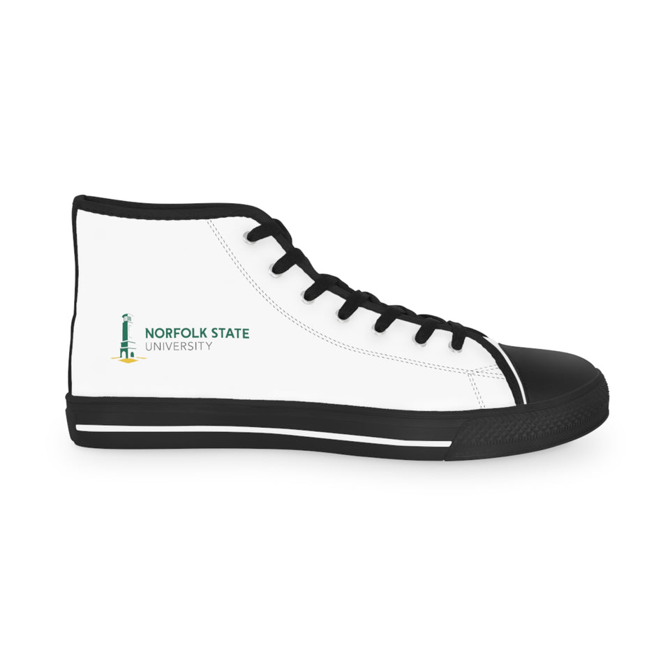 Norfolk State Men's High Top Sneakers