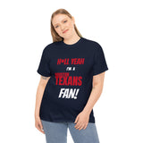 Houston Texans Football Unisex Heavy Cotton Tee