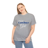 Dallas Cowboys Girl Unisex Heavy Cotton Tee