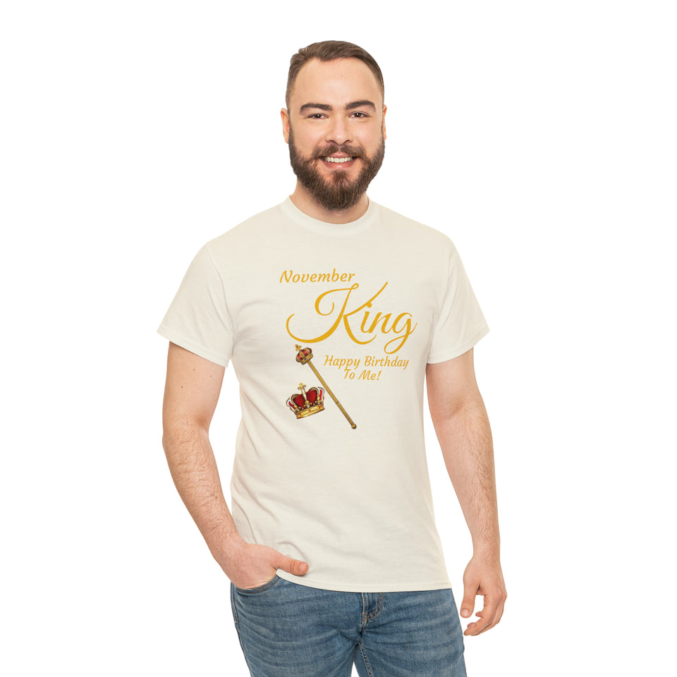 November King Unisex Heavy Cotton Tee