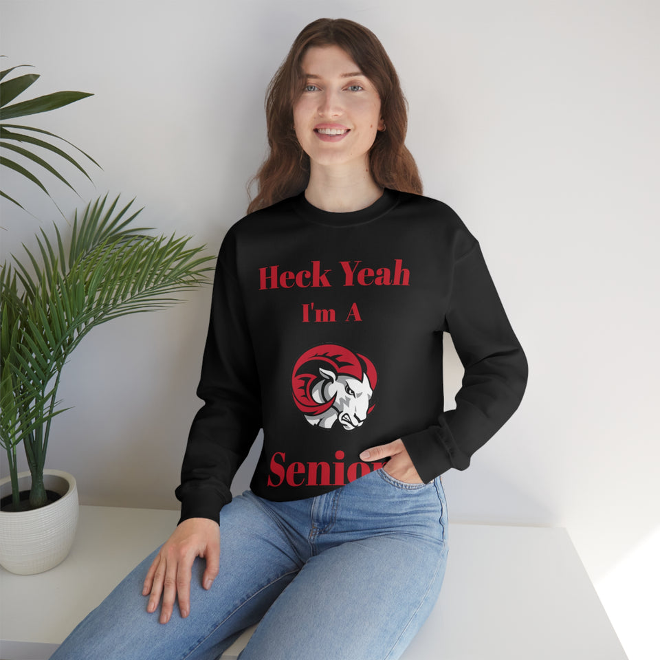 Heck Yeah I'm A WSSU Senior Unisex Heavy Blend™ Crewneck Sweatshirt