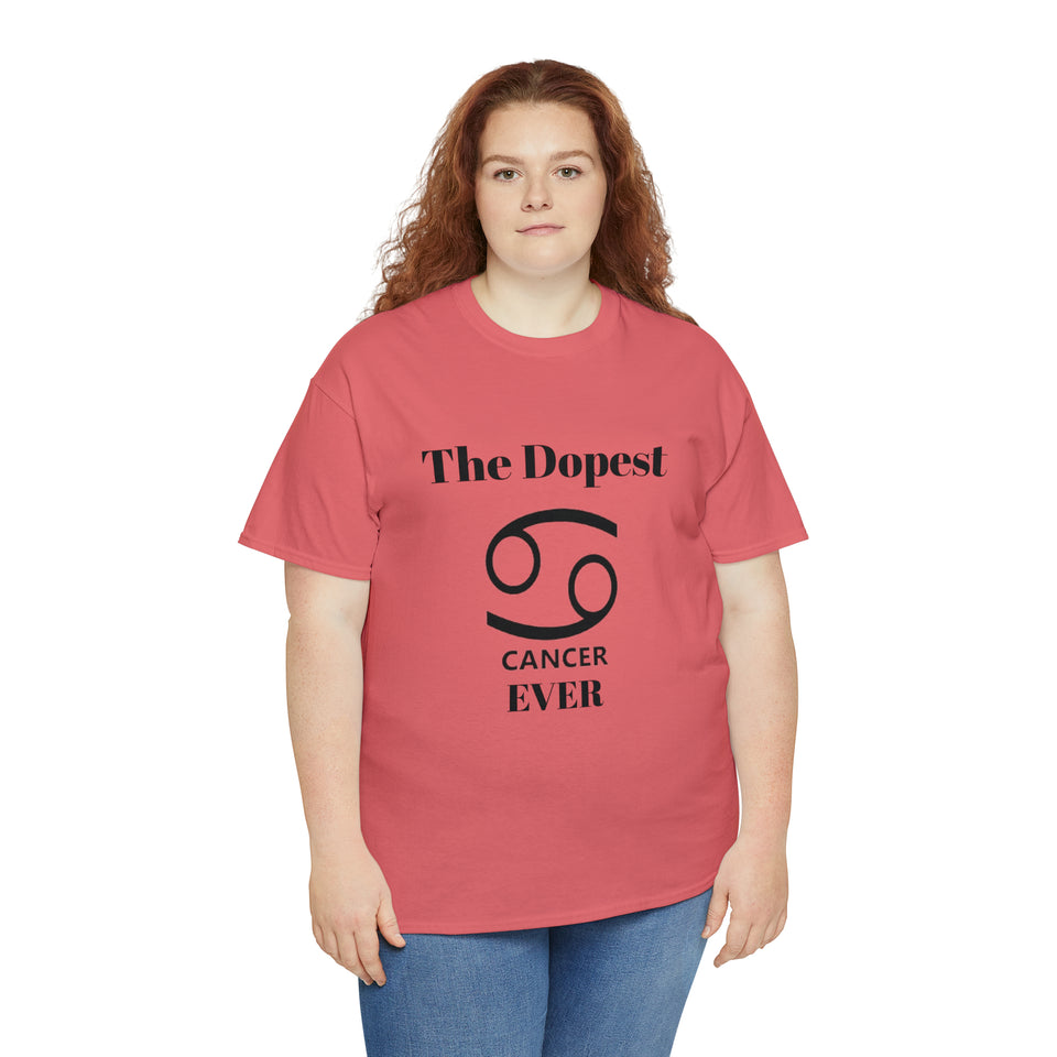 The Dopest Cancer Ever Unisex Heavy Cotton Tee