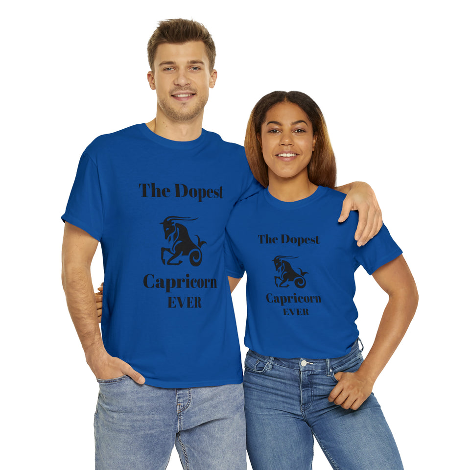 The Dopest Capricorn Ever Unisex Heavy Cotton Tee