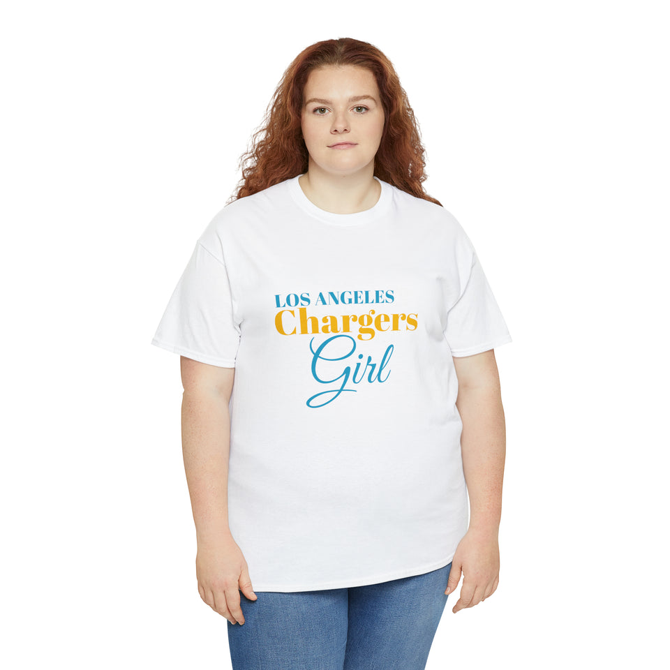 Los Angeles Chargers Girl Unisex Heavy Cotton Tee