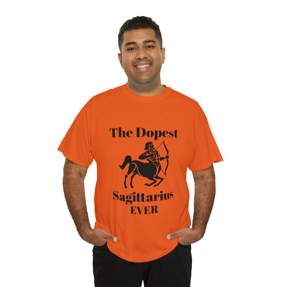 The Dopest Sagittarius Ever Unisex Heavy Cotton Tee