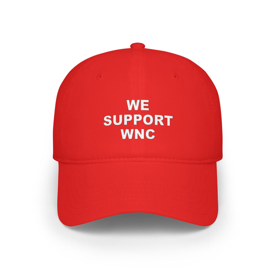 We Support WNC Low Profile Baseball Cap