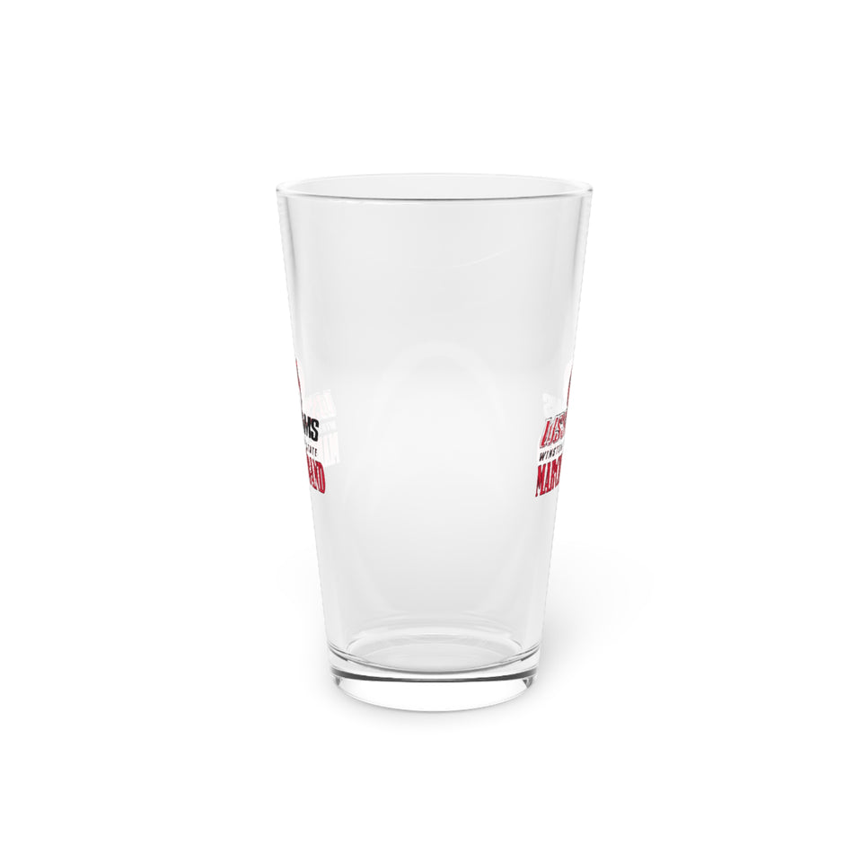 WSSU Marching Band Pint Glass, 16oz