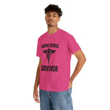 Nursing School Survivor Cotton Tee