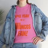 Denver Broncos Football Unisex Heavy Cotton Tee