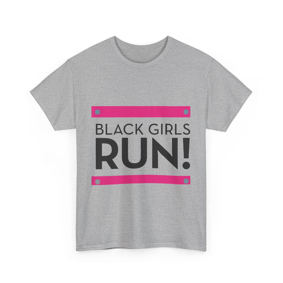 Black Girls Run Unisex Heavy Cotton Tee