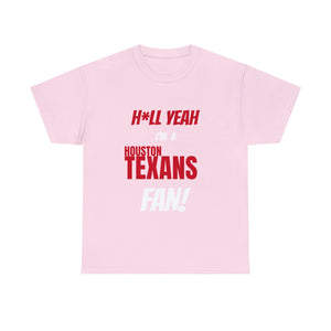 Houston Texans Football Unisex Heavy Cotton Tee
