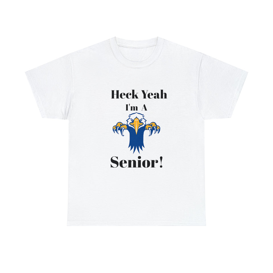 Heck Yeah I'm A East Meck High School Senior Class Of 2024 Unisex Heavy Cotton Tee