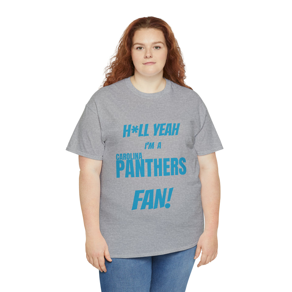 Carolina Panthers Football Unisex Heavy Cotton Tee