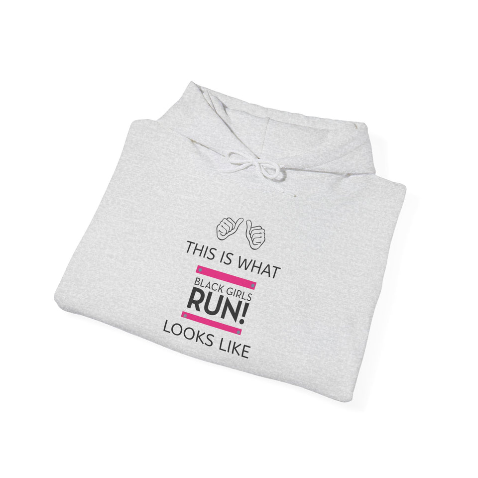 Black Girls Run Unisex Heavy Blend™ Hooded Sweatshirt