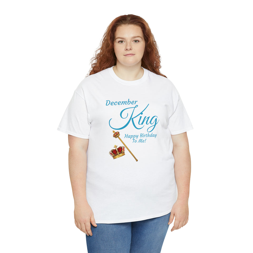 December King Unisex Heavy Cotton Tee