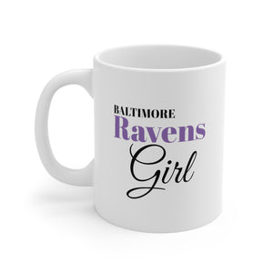 Baltimore Ravens Girl Ceramic Mug 11oz