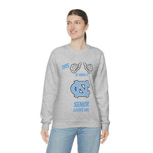 This Is What A Chapel Hill Senior Looks Like Unisex Heavy Blend™ Crewneck Sweatshirt