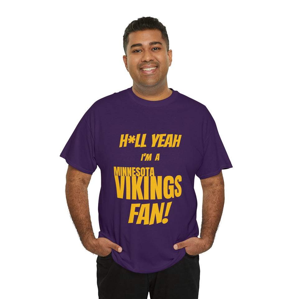 Minnesota Vikings Football Unisex Heavy Cotton Tee