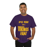 Minnesota Vikings Football Unisex Heavy Cotton Tee