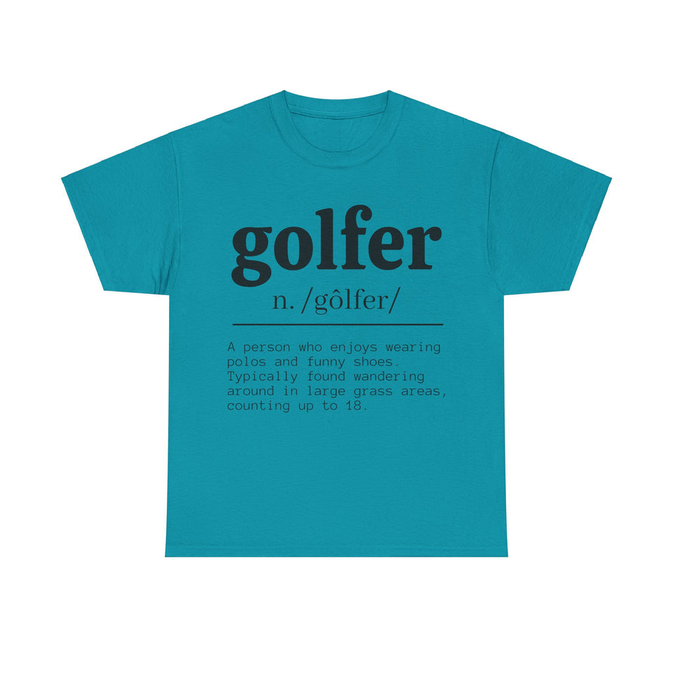 Golfer Unisex Heavy Cotton Tee