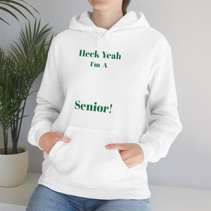 Heck Yeah I'm A UNCC Senior Unisex Heavy Blend™ Hooded Sweatshirt