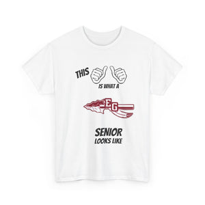 This Is What A East Gaston High School Senior Looks Like Class Of 2025 Unisex Heavy Cotton Tee