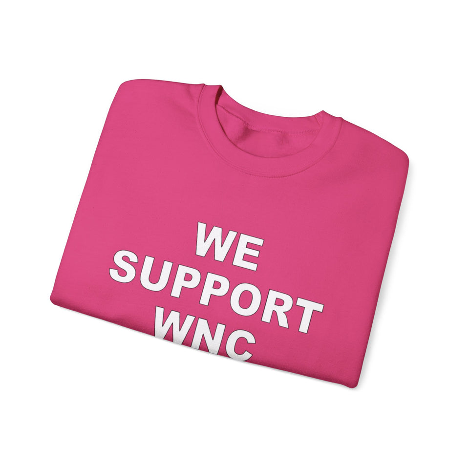 We Support WNC Unisex Heavy Blend™ Crewneck Sweatshirt