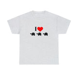 I Love Turtles Unisex Heavy Cotton Tee