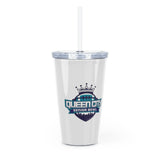 Queen City Senior Bowl Plastic Tumbler with Straw
