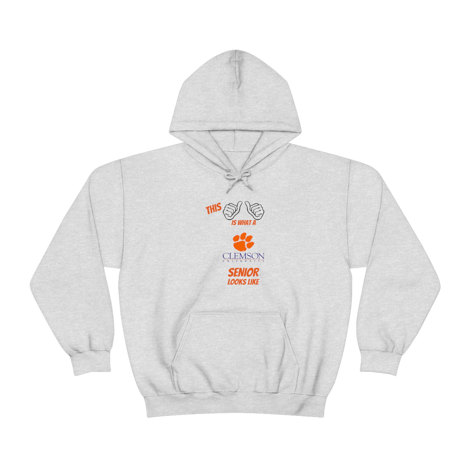 This Is What A Clemson Senior Looks Like Unisex Heavy Blend™ Hooded Sweatshirt