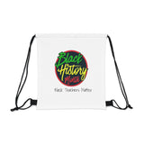 Black Teachers Matter Outdoor Drawstring Bag