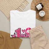 1 Yr Survivor Breast Cancer Awareness Unisex Heavy Cotton Tee