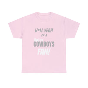 Dallas Cowboys Football Unisex Heavy Cotton Tee