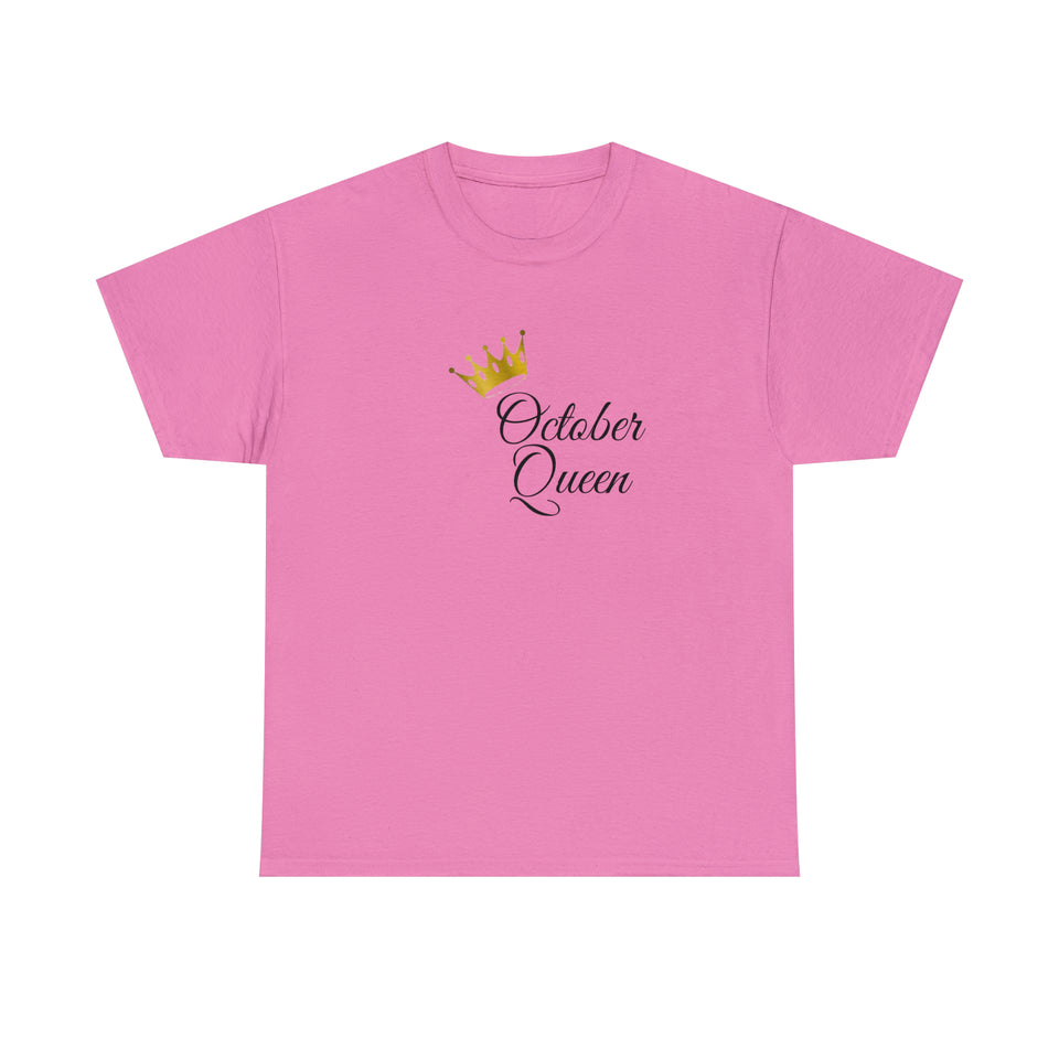 October Queen Unisex Heavy Cotton Tee